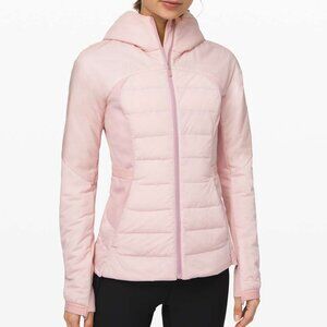 Lululemon Women's 4 Hooded Define Jacket‎ Pink Quilted Lightweight Athletic Coat